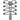 Round locks elastic in gray with multiple elastic bands and black rubber grips for secure fastening.