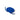 Sonic Blue elastic shoelaces coiled neatly, featuring a vibrant blue color and a branded tip labeled "BREAD.