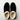 Women's Ashton slipper in black suede with a soft cream fur lining, viewed from above.
