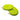 Two coiled neon yellow flat fabric shoelaces with plastic aglets, stacked on a white background.