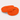 Two coiled neon orange fabric shoelaces with BREAD printed on the plastic aglet.