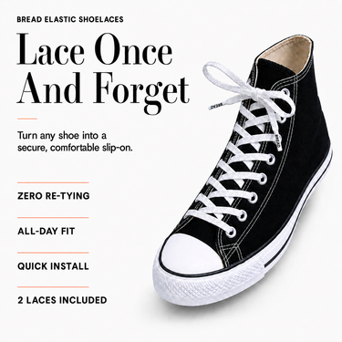 Sparkly Flat Bread Laces