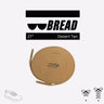 Coiled tan fabric elastic shoelace with BREAD logo on tips. Text reads 27" Desert Tan.