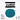 Sky blue elastic shoelace, 45 inches long, coiled with branding and illustrations of shoes and lacing options.