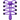 Round locks elastic in purple with six elastic bands and a central round button for securing items.